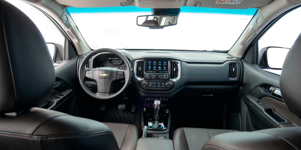 Interior da Chevrolet Trailblazer 2022
