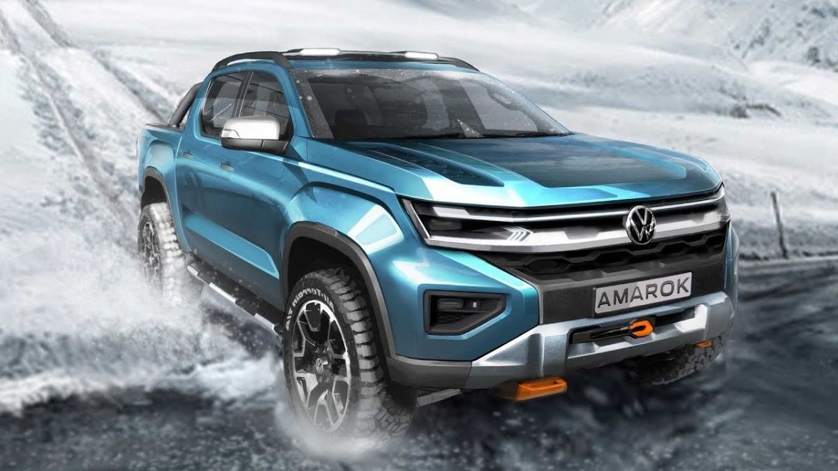 VW Amarok modelo 2023 surpreende com novos faróis IQ Light